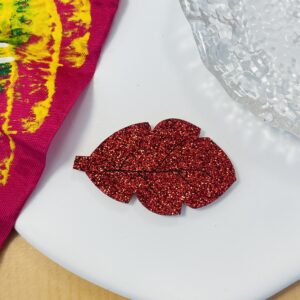 Feuille rouge flamboyant